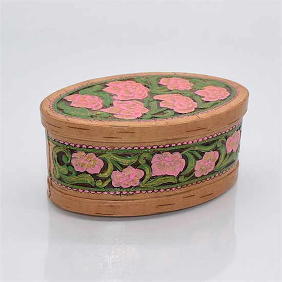 Шкатулка "Пионы" 18ШКЛ0005