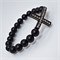 Браслет "Cross 2" Шунгит 23БРС0026 - фото 6505